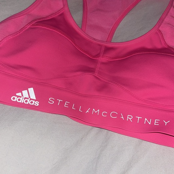 Adidas x Stella McCartney pink sport top - Picture 2 of 4